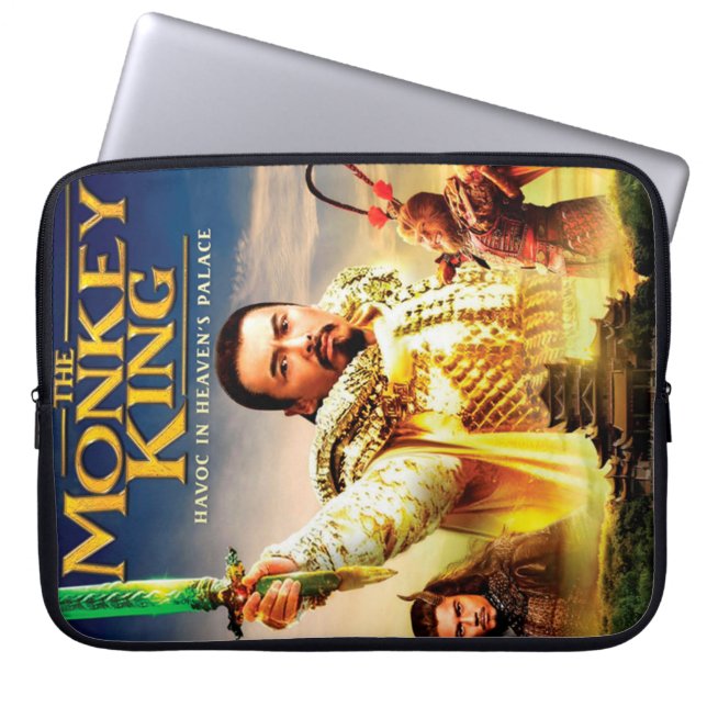 The Monkey King Havoc In Heavens Palace Laptop Sleeve (Front)