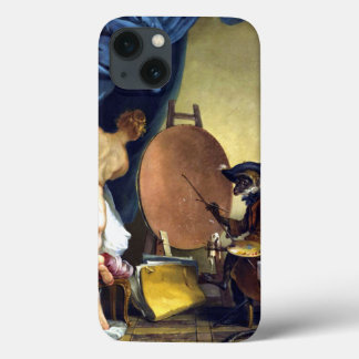 The Monkey Painter iPhone 13 Case