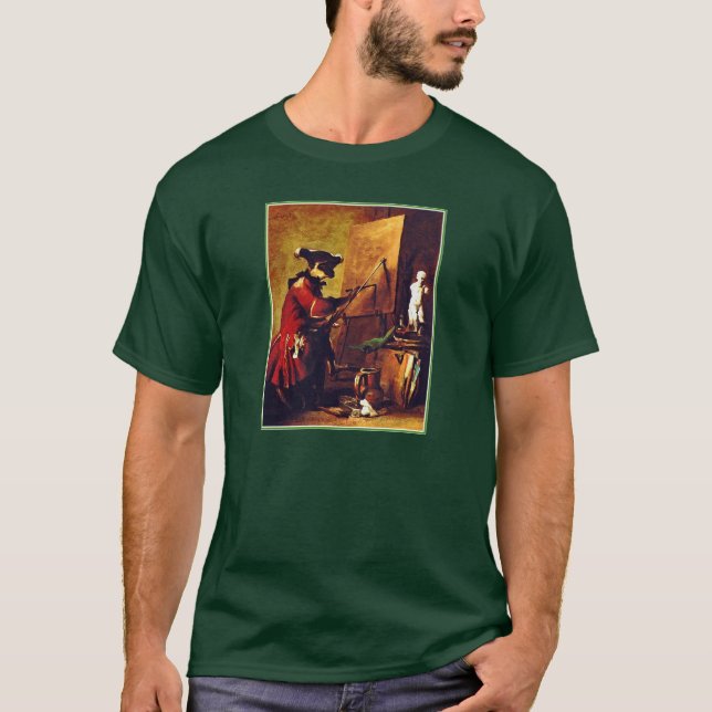 The Monkey Painter T-Shirt (Front)