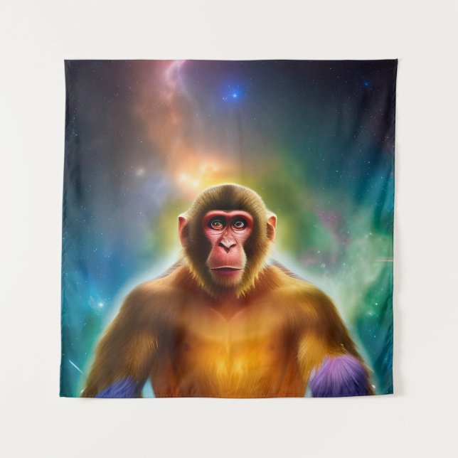 The Monkey (Two) Tapestry (Front)