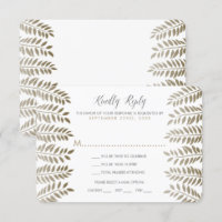 The Monochrome Fern Woodland Wedding Collection