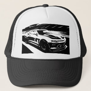 The Monochrome Supercar Trucker Hat