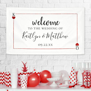 The Monogram Playing Card Wedding Collection Banner