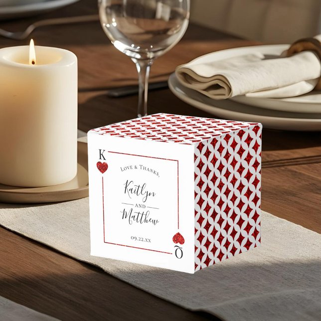 The Monogram Playing Card Wedding Collection Favour Box (Creator Uploaded)