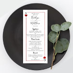 The Monogram Playing Card Wedding Collection Menu<br><div class="desc">Celebrate in style with these modern and very trendy wedding menu cards. This design is easy to personalise with your special event wording and your guests will be thrilled when they see these fabulous menus. Matching items can be found in the collection.</div>
