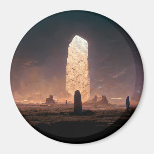 The Monolith 4 Fantasy Sci-Fi Magnet