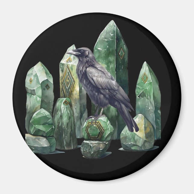 The Monoliths of the Odin Crow Magnet (Front)