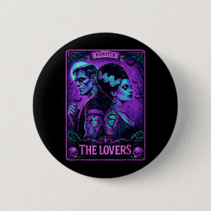 The Monster Frankenstein and Bride The Lovers 6 Cm Round Badge