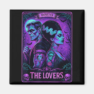 The Monster Frankenstein and Bride The Lovers Magnet
