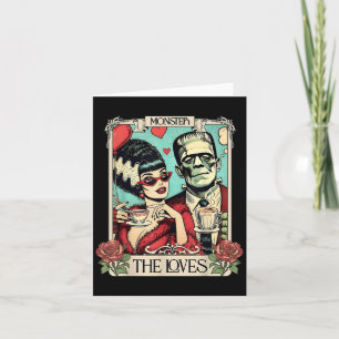 The Monster Frankenstein And Bride The Lovers Taro Card