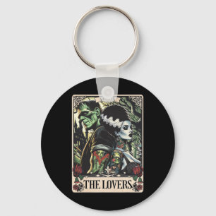 The Monster Frankenstein And Bride The Lovers Taro Key Ring