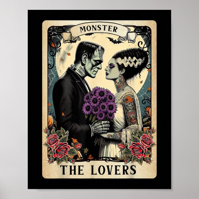 The Monster Frankenstein And Bride The Lovers Taro Poster (Front)