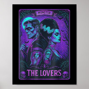 The Monster Frankenstein And Bride The Lovers Taro Poster