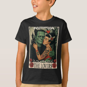 The Monster Frankenstein And Bride The Lovers Taro T-Shirt