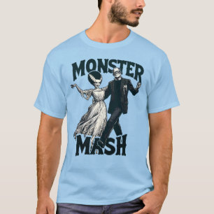 The Monster Mash - Frank and Wife T-Shirt