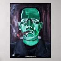 The Monster Painting by Alfred Fox