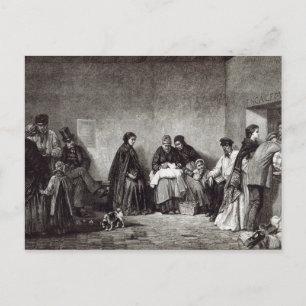 The Mont de Piete, from 'Leisure Hour', 1891 Postcard