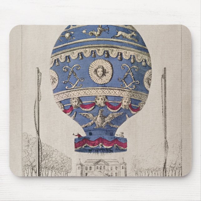 The Montgolfier Brothers' Balloon Experiment Mouse Pad (Front)