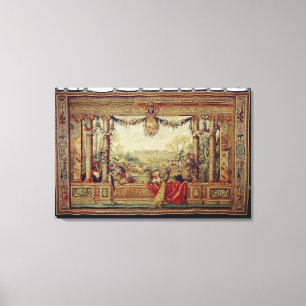 The Month of April/ Chateau of Versailles Canvas Print