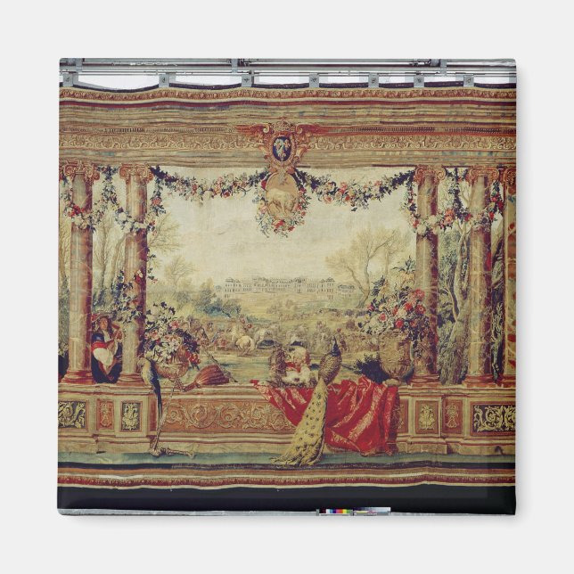 The Month of April/ Chateau of Versailles Magnet (Front)