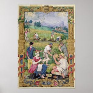 The Month of August: The Harvest Poster