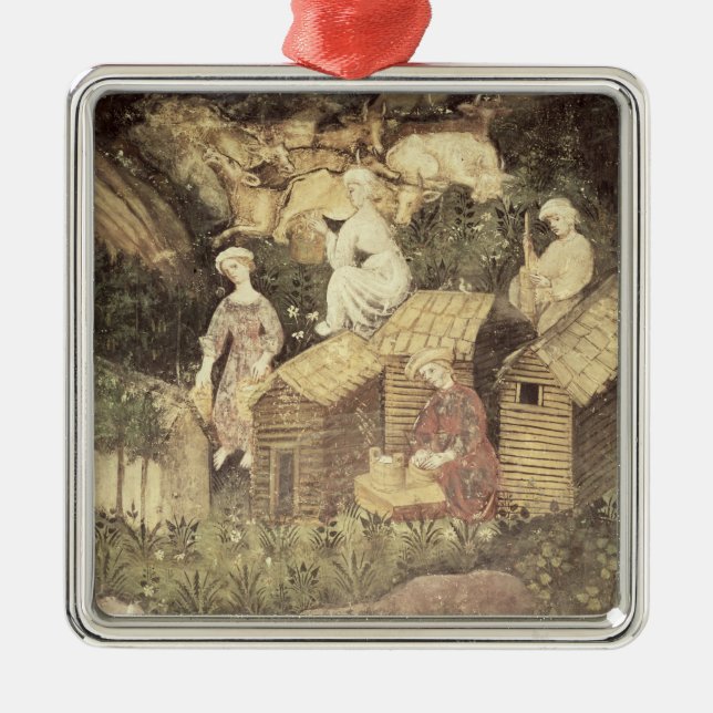 The Month of June Metal Tree Decoration (Front)