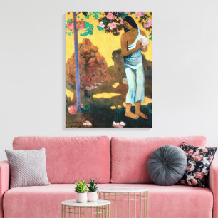 The Month of Mary Paul Gauguin Canvas Print