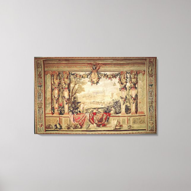 The Month of November/ Chateau of Blois Canvas Print (Front)