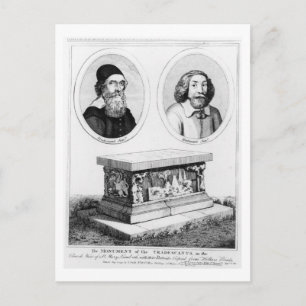 The Monument of the Tradescants in the Church Yard Postcard