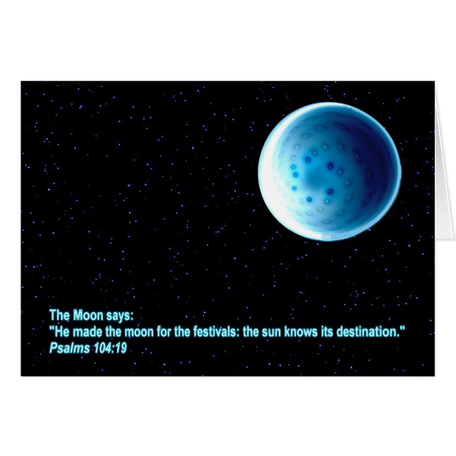 The Moon (Front Horizontal)