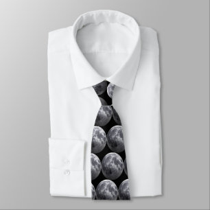 The Moon - 3D Effect Tie