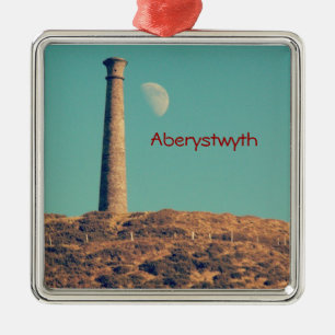 The Moon and a Tower: Aberystwyth Metal Tree Decoration