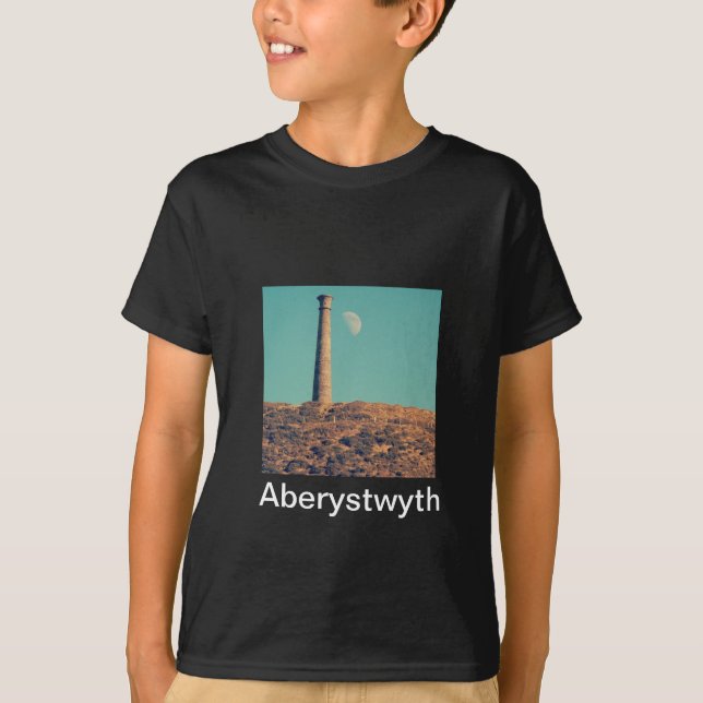 The Moon and a Tower: Aberystwyth T-Shirt (Front)