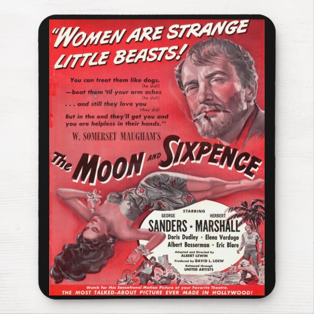 The Moon and Sixpence  Mouse Pad (Front)