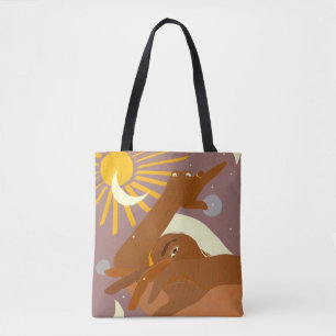 The Moon Dances With Me Tote Bag