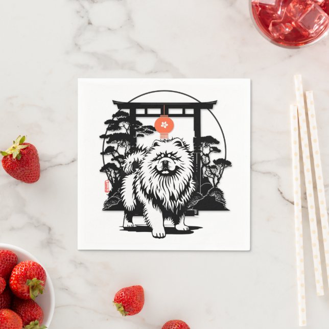 THE MOON GATE Chow Napkin (Insitu)