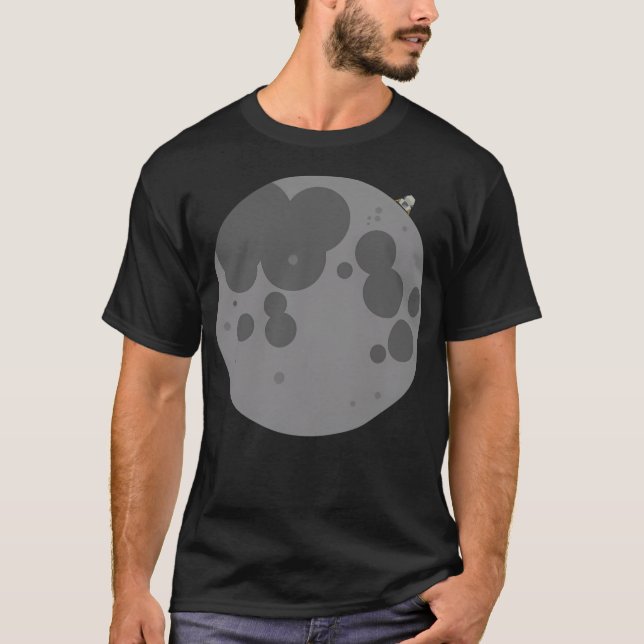 The Moon Illustration T-Shirt (Front)