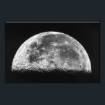 The Moon Photo Print<br><div class="desc">The Moon featured in black and white.</div>