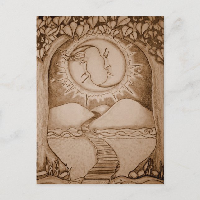 The Moon Postcard (Front)