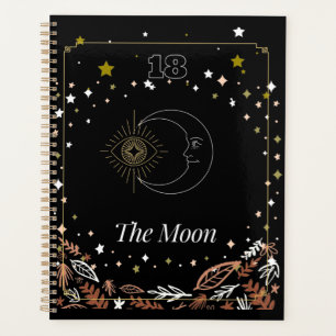 The Moon tarot card art, Celestial Planner