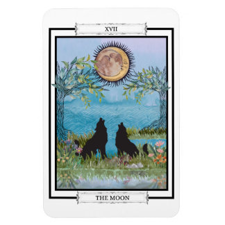 The Moon Tarot Card Flexible Photo Magnet