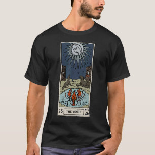 The Moon Tarot Card Vintage Hermeticism Occult Got T-Shirt