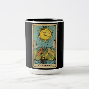 The Moon Tarot Two-Tone Coffee Mug