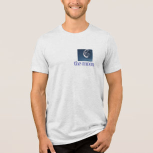 the moon Tri-Blend shirt