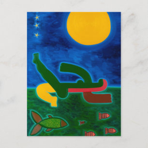 The Moon was Travelling in Scorpio 2014 Postcard