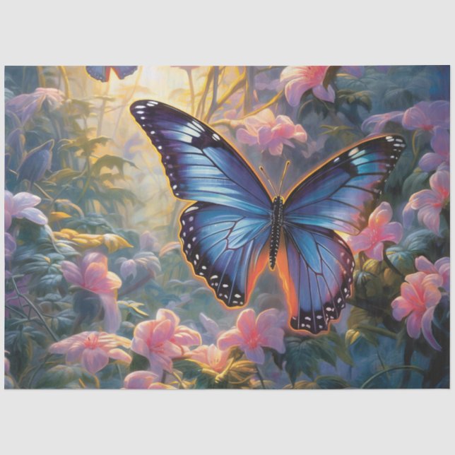 The Moonlight Butterfly Series Design 3 Tissue Paper (Front)
