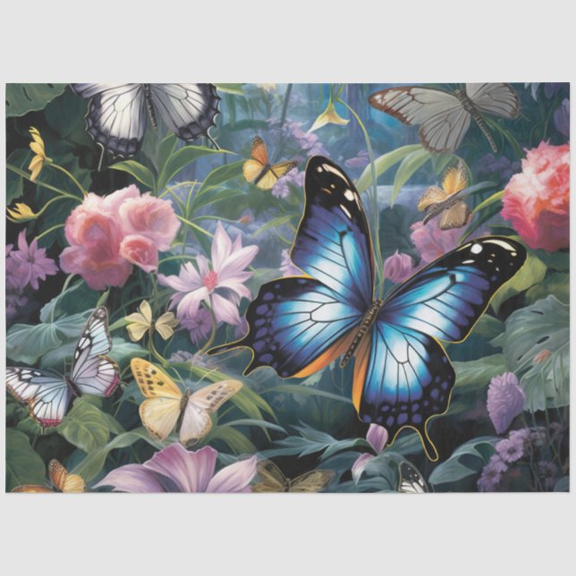 The Moonlight Butterfly Series Design 5 Tissue Paper (Front)