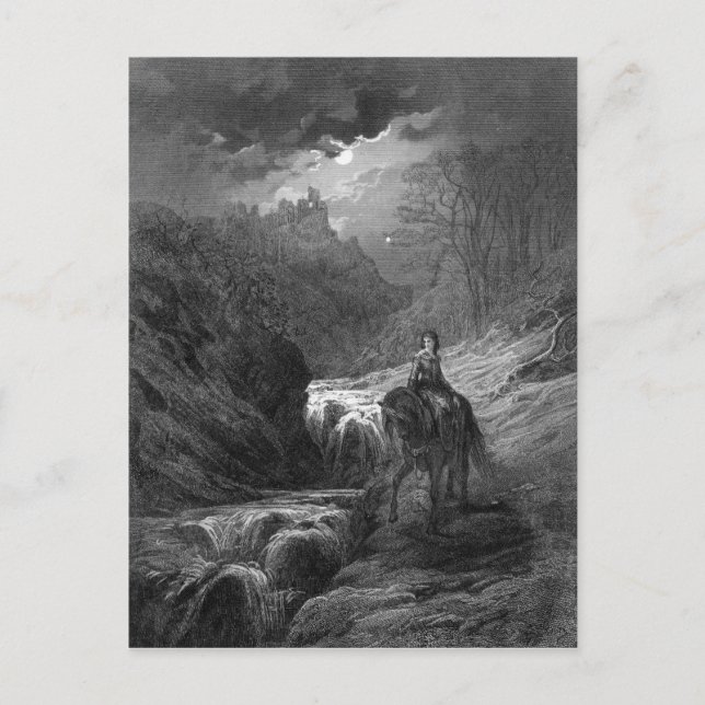 The Moonlight Ride Postcard (Front)