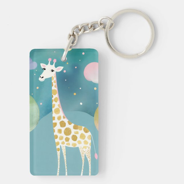 The Moonlit Long-Neck Key Ring (Back)