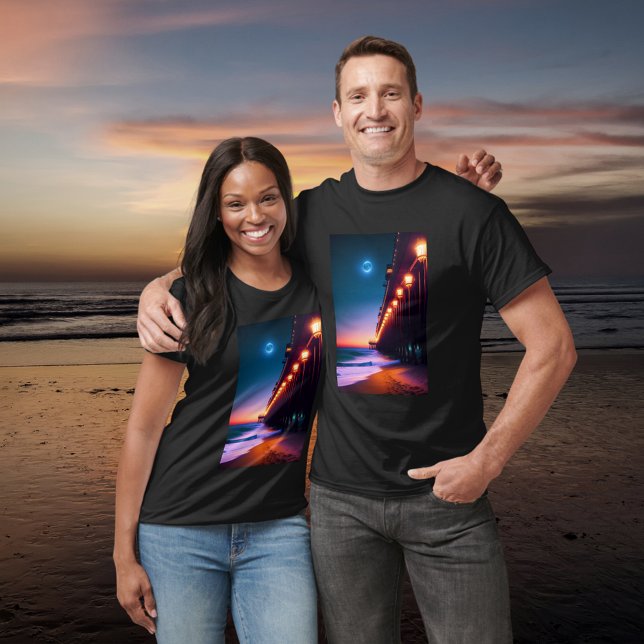 The Moonlit Pier  T-Shirt (Creator Uploaded)